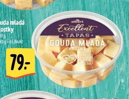 Gouda mladá - kostky