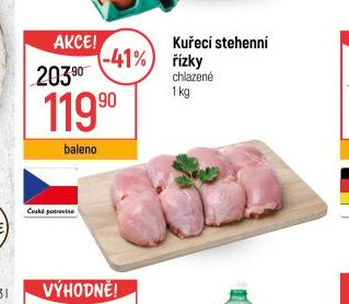 Kuřecí stehenní řízky