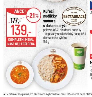 Kuřecí nudličky samuraj s dušenou rýží