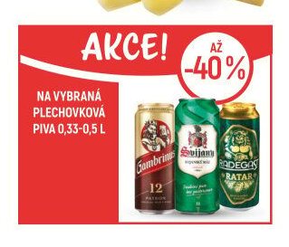Vybraná plechovková piva