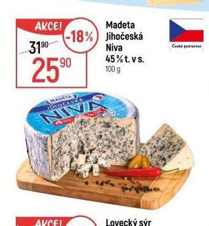 Madeta Jihočeská Niva