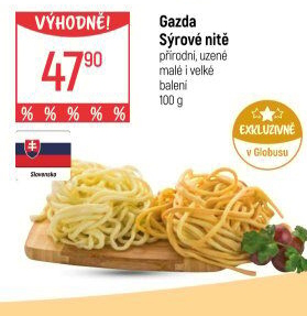 Sýrové nitě Gazda