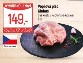 Vepřová plec bez kosti Globus