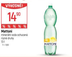 Ochucená voda Mattoni