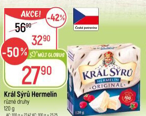 Sýr Hermelín Král sýrů
