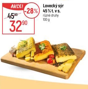 Sýr lovecký 45%