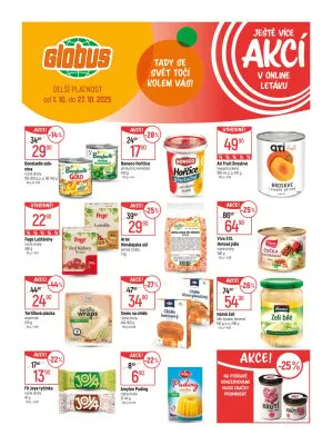 akční leták Globus 15.10.2025-21.10.2025