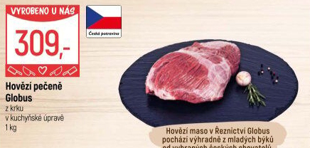 Hovězí pečeně z krku Globus