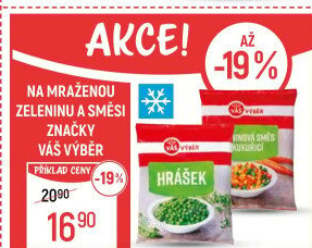 Směs s kukuřicí mražená Váš Výběr