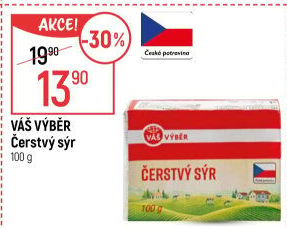 Sýr čerstvý Váš Výběr