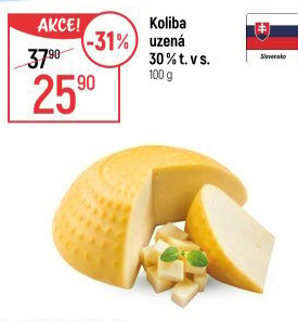 Sýr Koliba uzená 30%