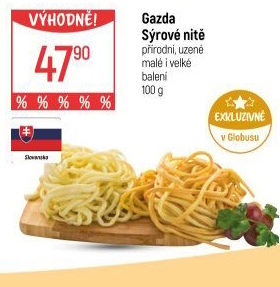 Sýrové nitě Gazda