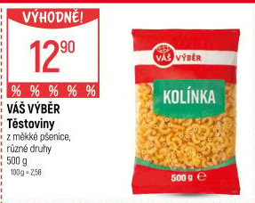 Těstoviny Váš Výběr