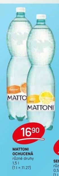 Ochucená voda Mattoni