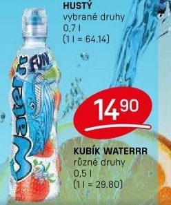 Ochucená voda Waterrr Kubík