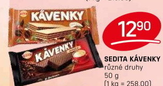 Oplatky Kávenky Sedita