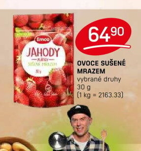 Ovoce sušené mrazem Emco
