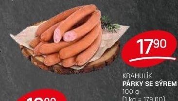 Párky se sýrem Krahulík