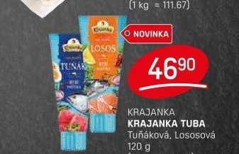 Paštika tuňáková Krajanka v tubě