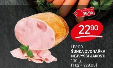 Šunka Zvonařka nejvyšší jakosti LE&