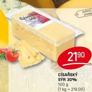 Sýr Císářský 30% Madeta