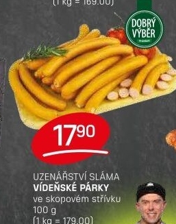 Vídeňské párky Premium Dobrý Výběr