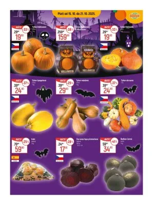 akční leták Globus 15.10.2025-21.10.2025