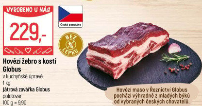 Hovězí žebra s kostí Globus