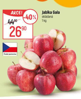 Jablka červená Gala