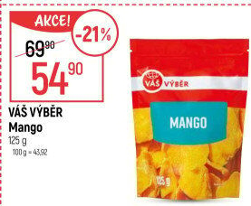 Mango sušené Váš Výběr