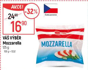 Mozzarella Váš Výběr
