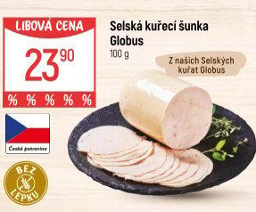Selská kuřecí šunka Globus