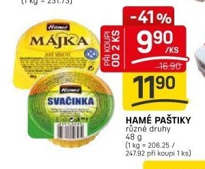 HAMÉ PAŠTIKY