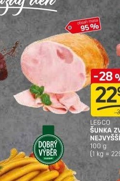 LE&CO ŠUNKA ZVONAŘKA NEJVYŠŠÍ JAKOSTI