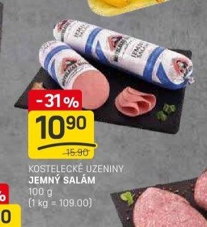 KOSTELECKÉ UZENINY JEMNÝ SALÁM