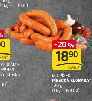 MU PÍSEK PÍSECKÁ KLOBÁSA