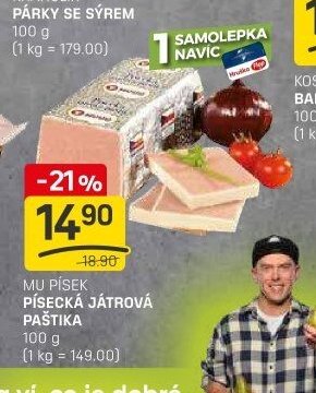 MU PÍSEK PÍSECKÁ JÁTROVÁ PAŠTIKA