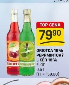 GRIOTKA 18% PEPRMINTOVÝ LIKÉR 18%
