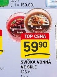 SVÍČKA VONNÁ VE SKLE