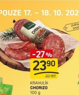Krahulík Chorizo 100 g