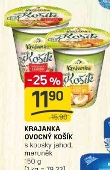 Jogurt ochucený Ovocný košík Krajanka