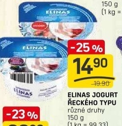 Ochucený jogurt řecký Elinas
