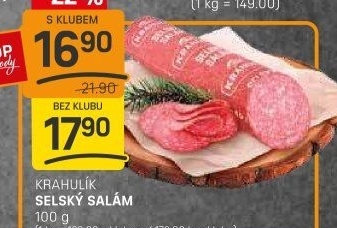 Salám selský Krahulík