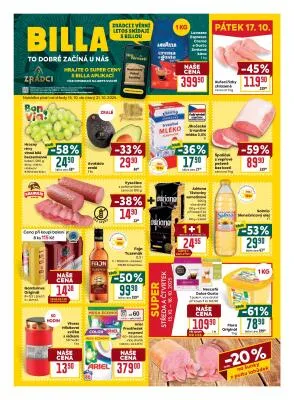 akční leták BILLA 15.10.2025-21.10.2025