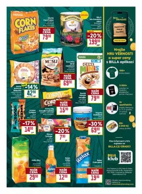 akční leták BILLA 15.10.2025-21.10.2025