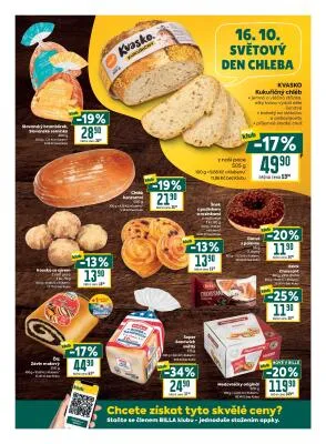 akční leták BILLA 15.10.2025-21.10.2025