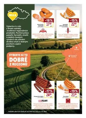 akční leták BILLA 15.10.2025-21.10.2025