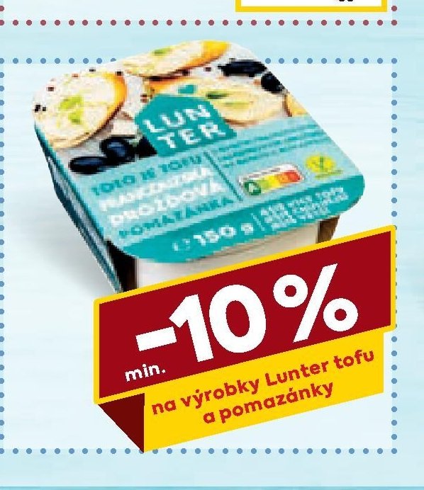 Lunter tofu a pomazánky