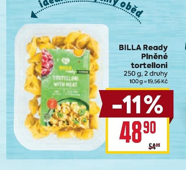 BILLA Ready Plněné tortelloni