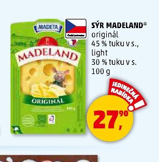 SÝR MADELAND originál